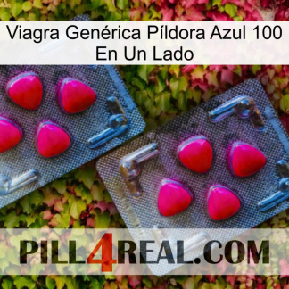 Viagra Genérica Píldora Azul 100 En Un Lado 14